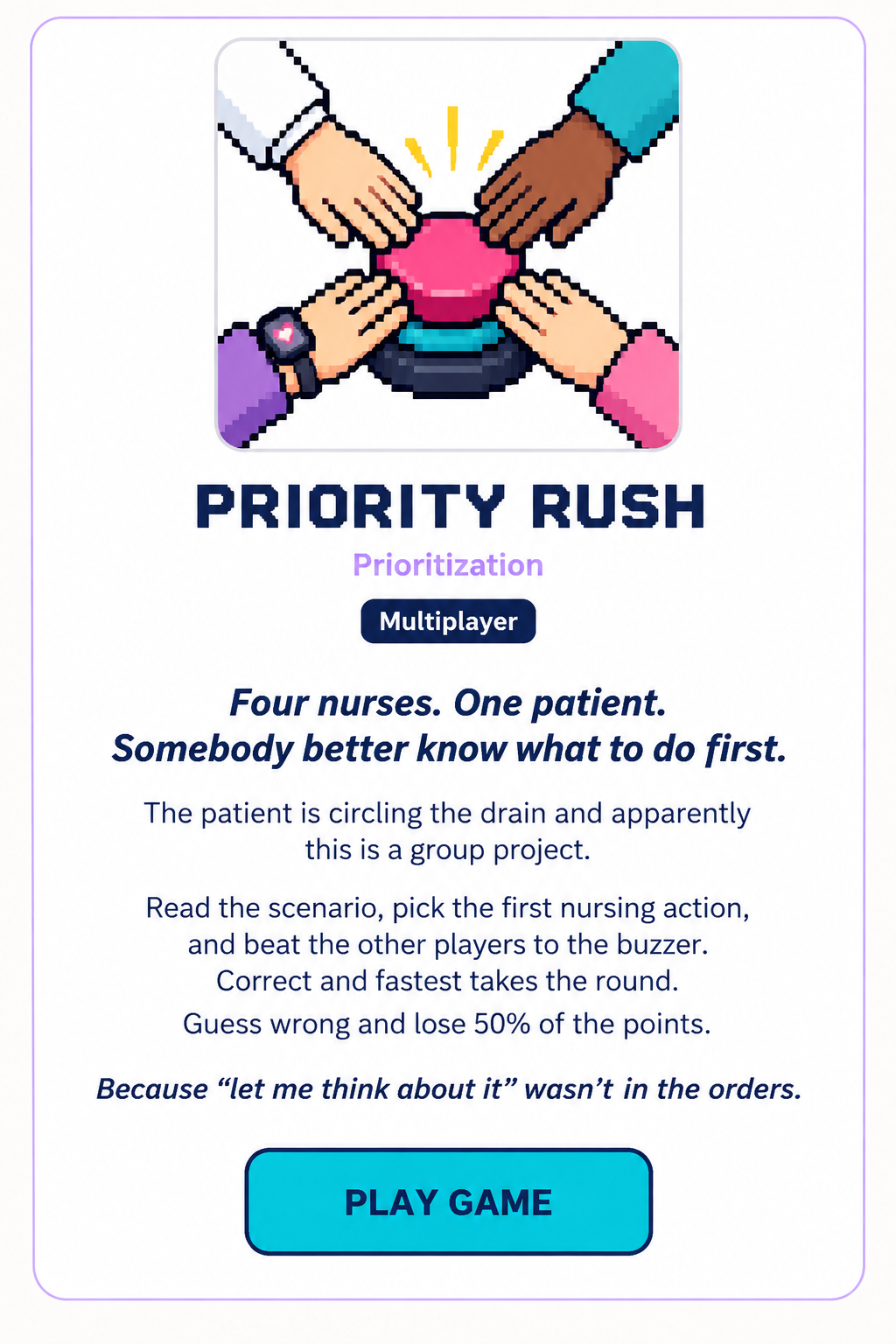 Priority Rush game